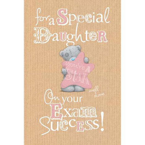 Daughter Exam Congratulations Me to You Bear Card £2.49